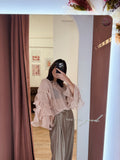 Camicia manica rouches