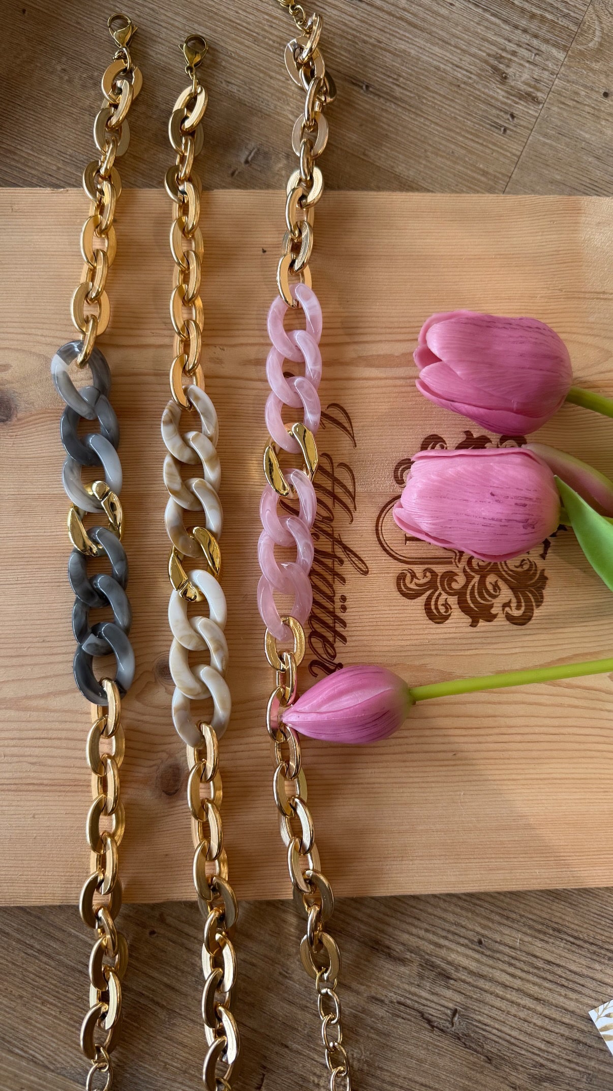 Collana doppio colore