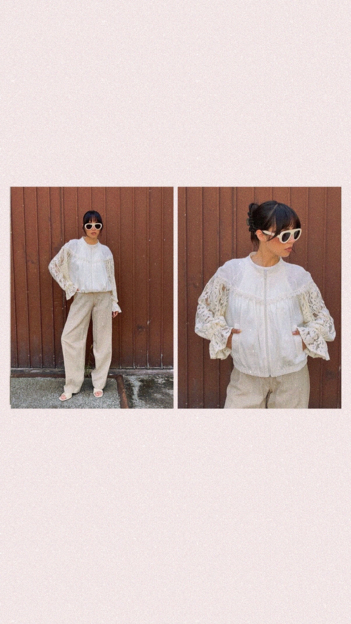 Bomber Lino e pizzo