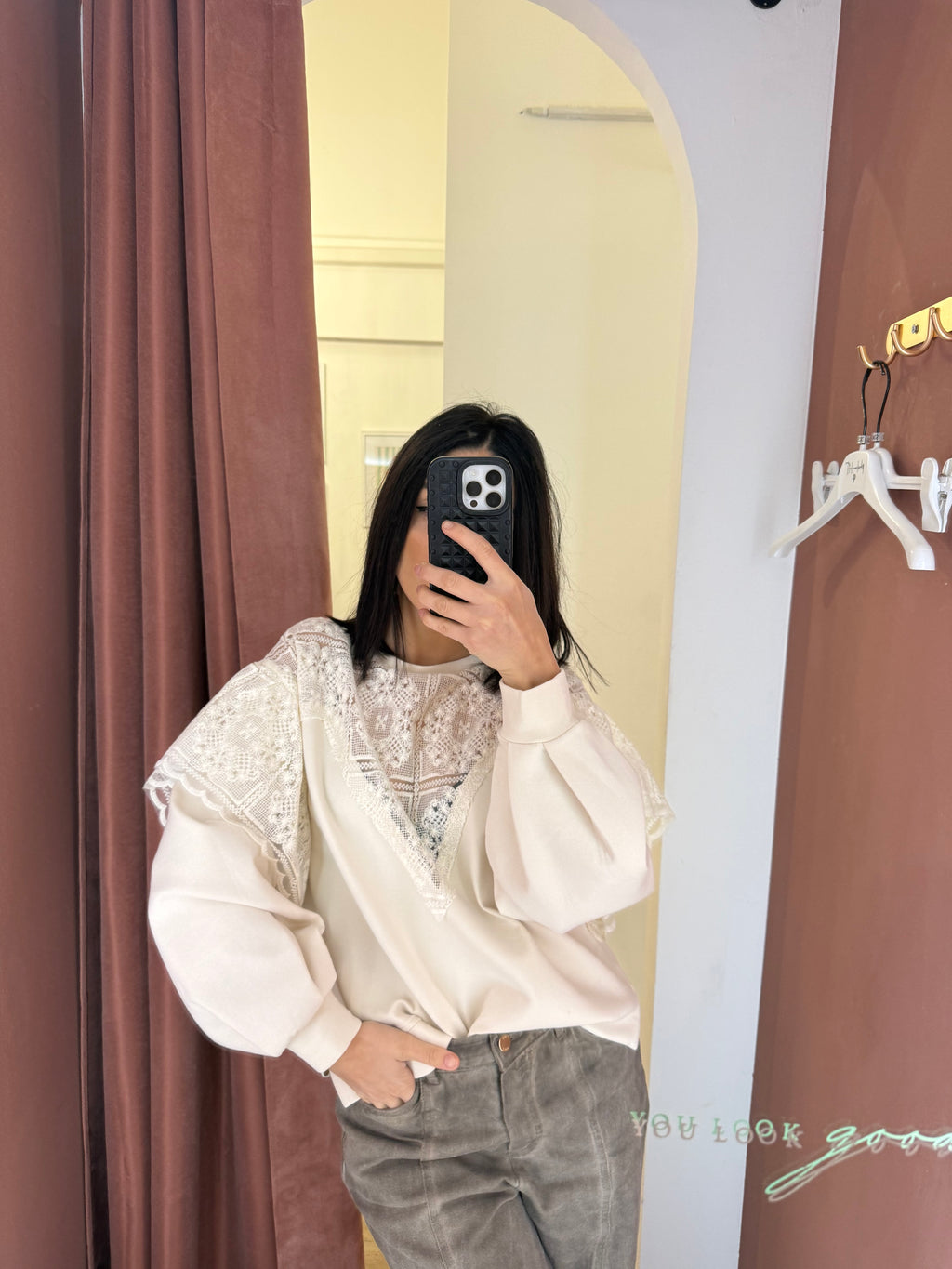 Felpa pizzo