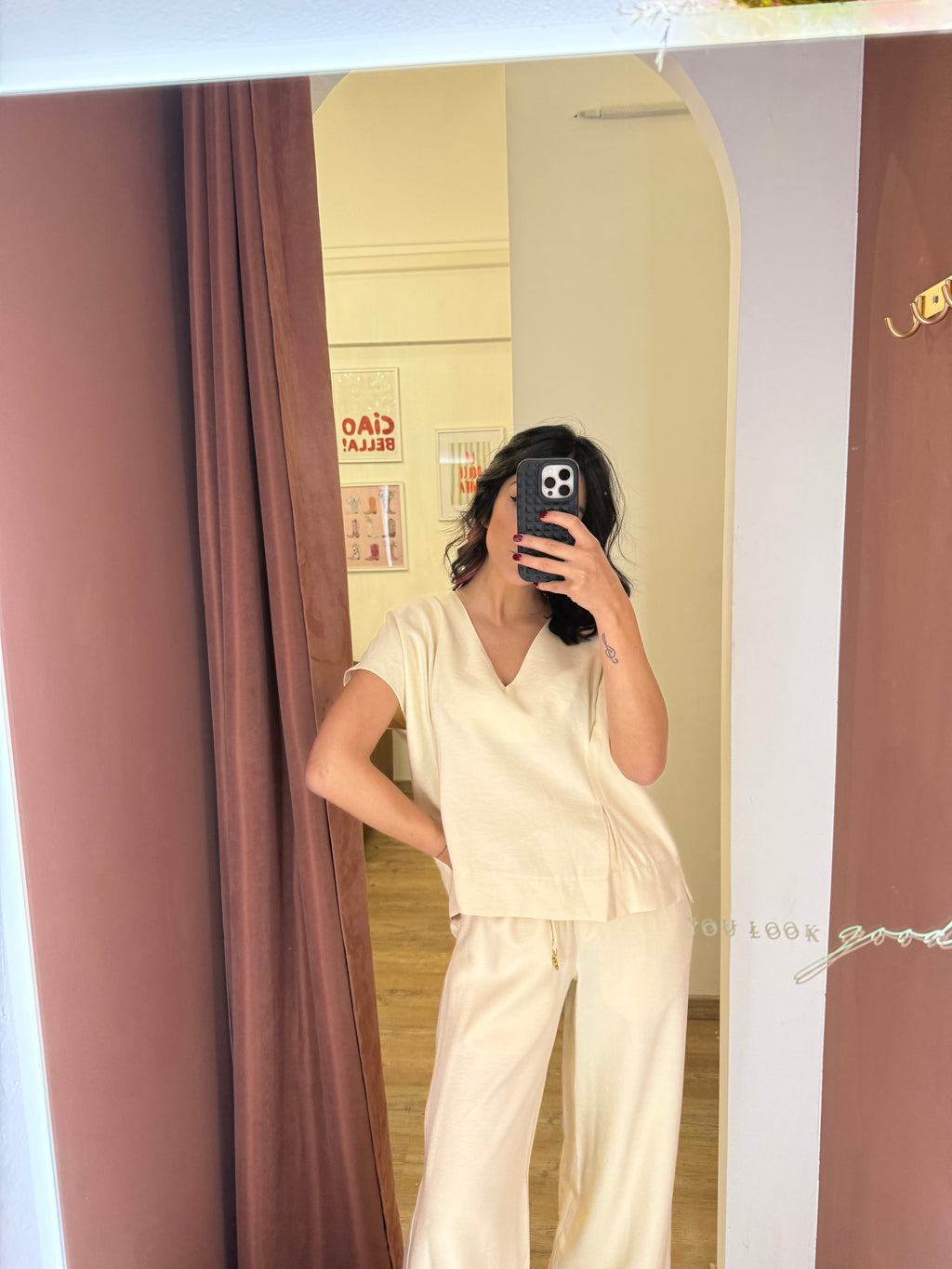 Blusa pinces