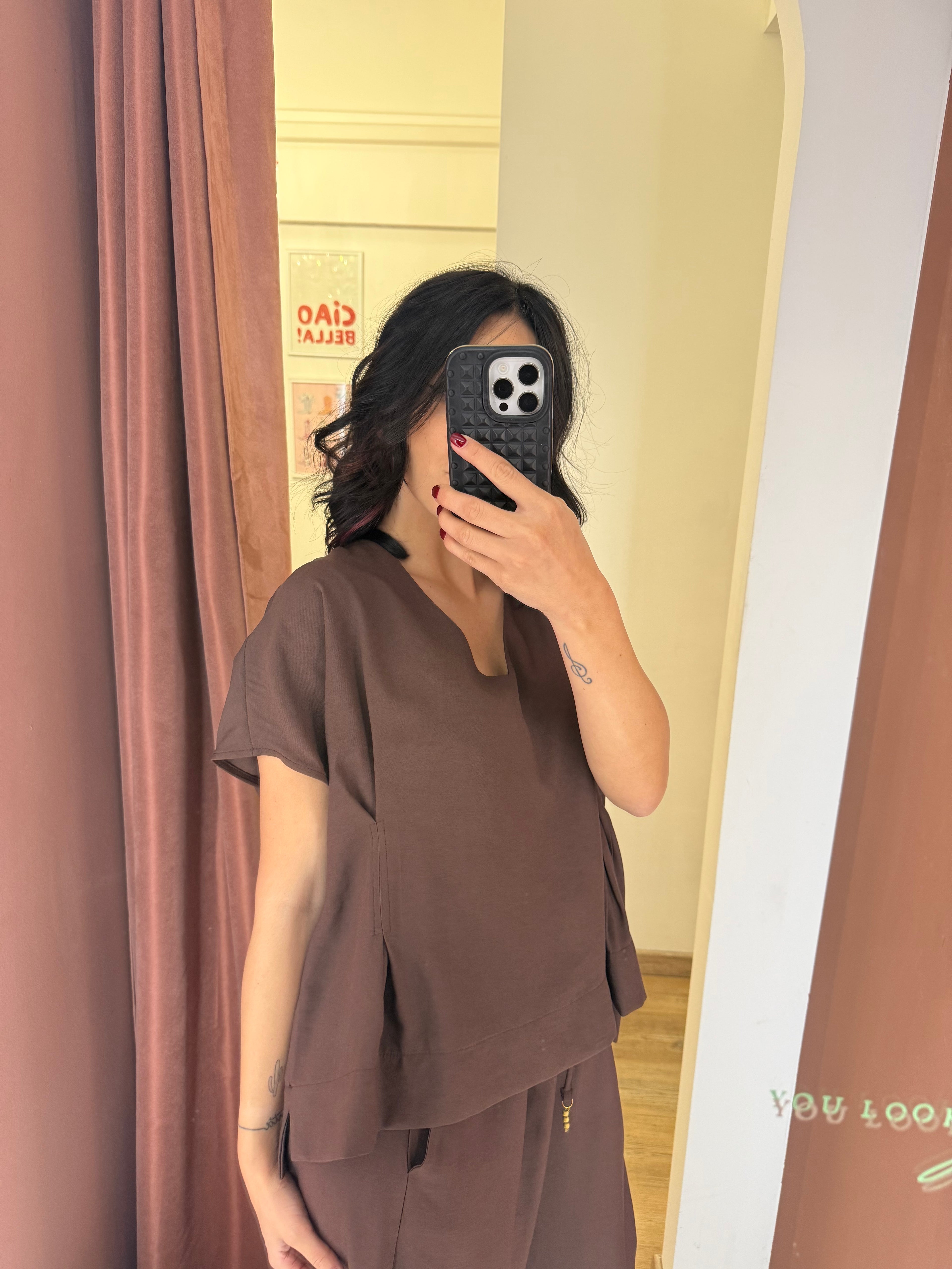 Blusa pinces