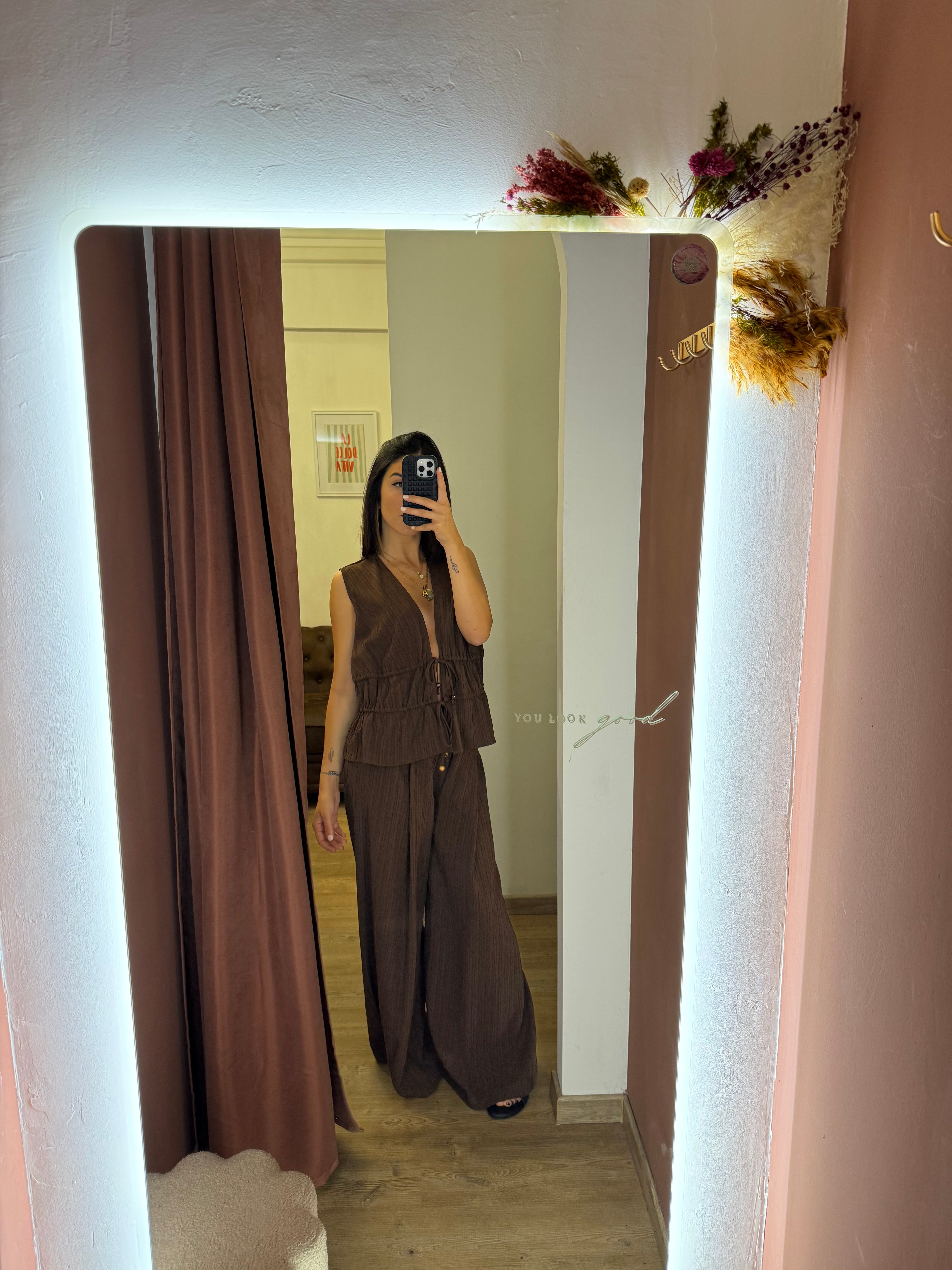Pantalone brown coordinato