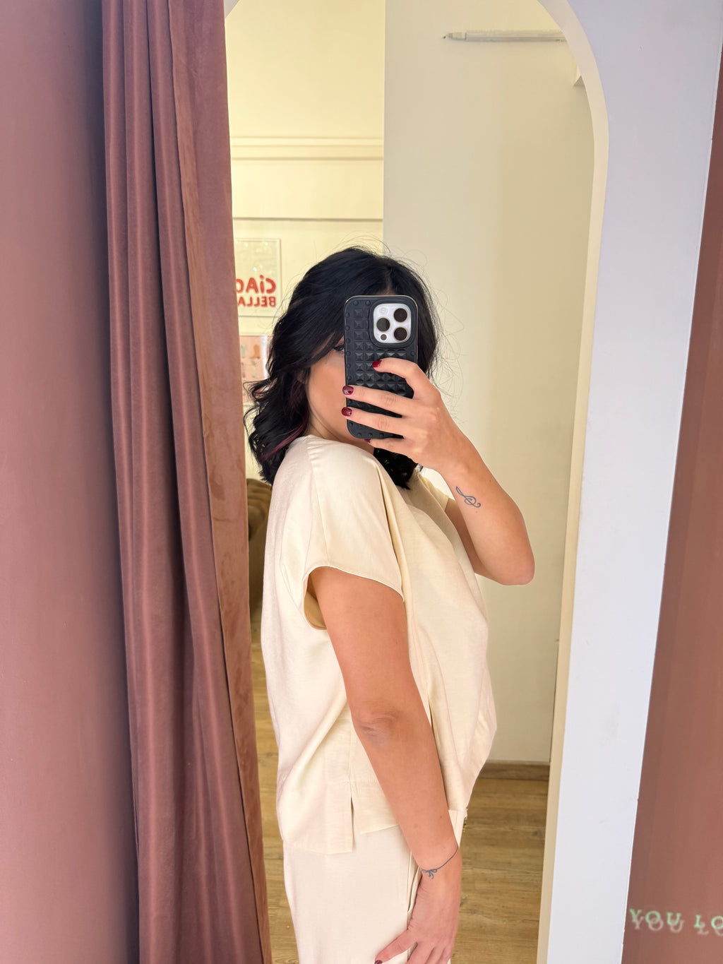 Blusa pinces