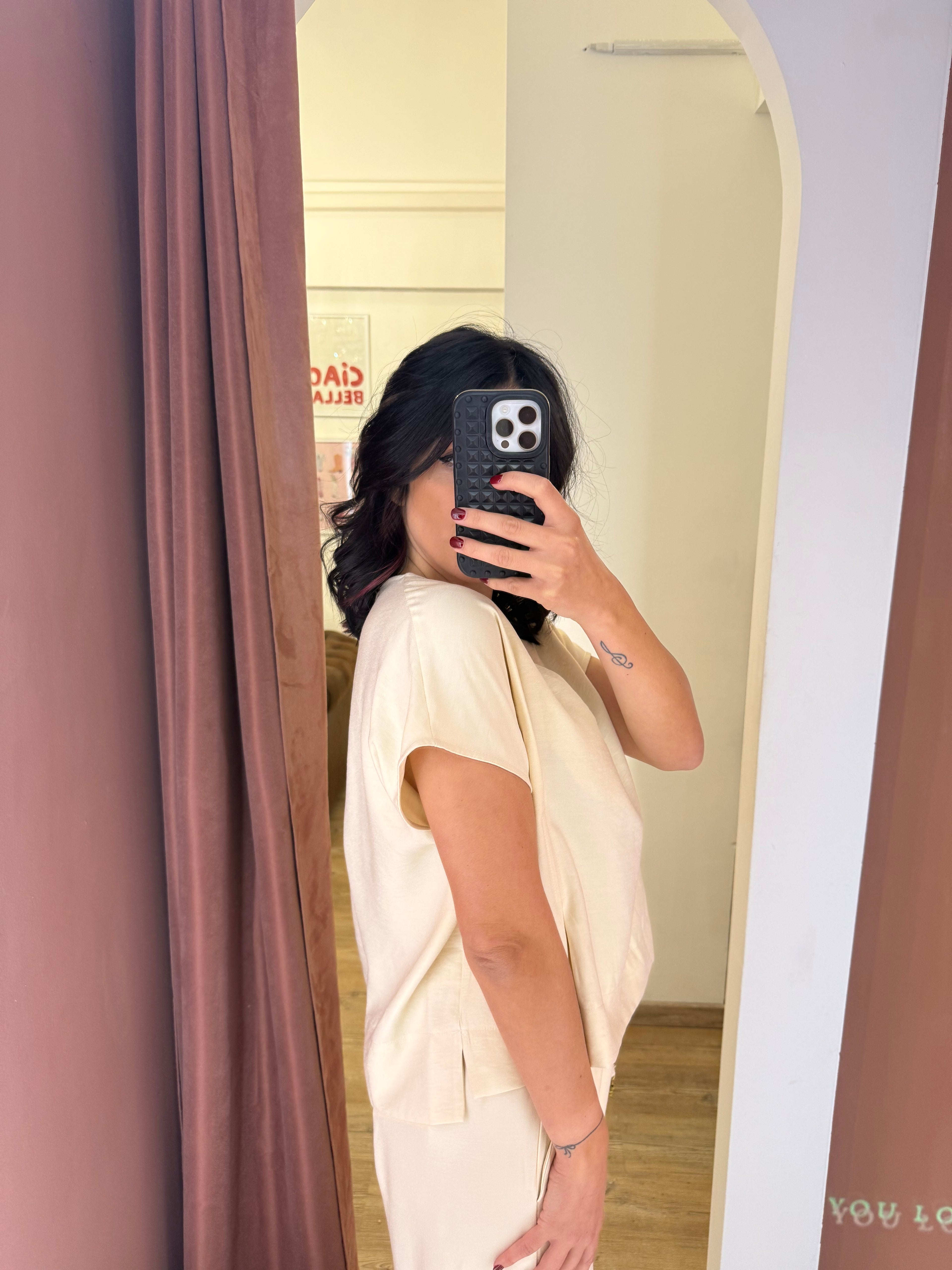 Blusa pinces