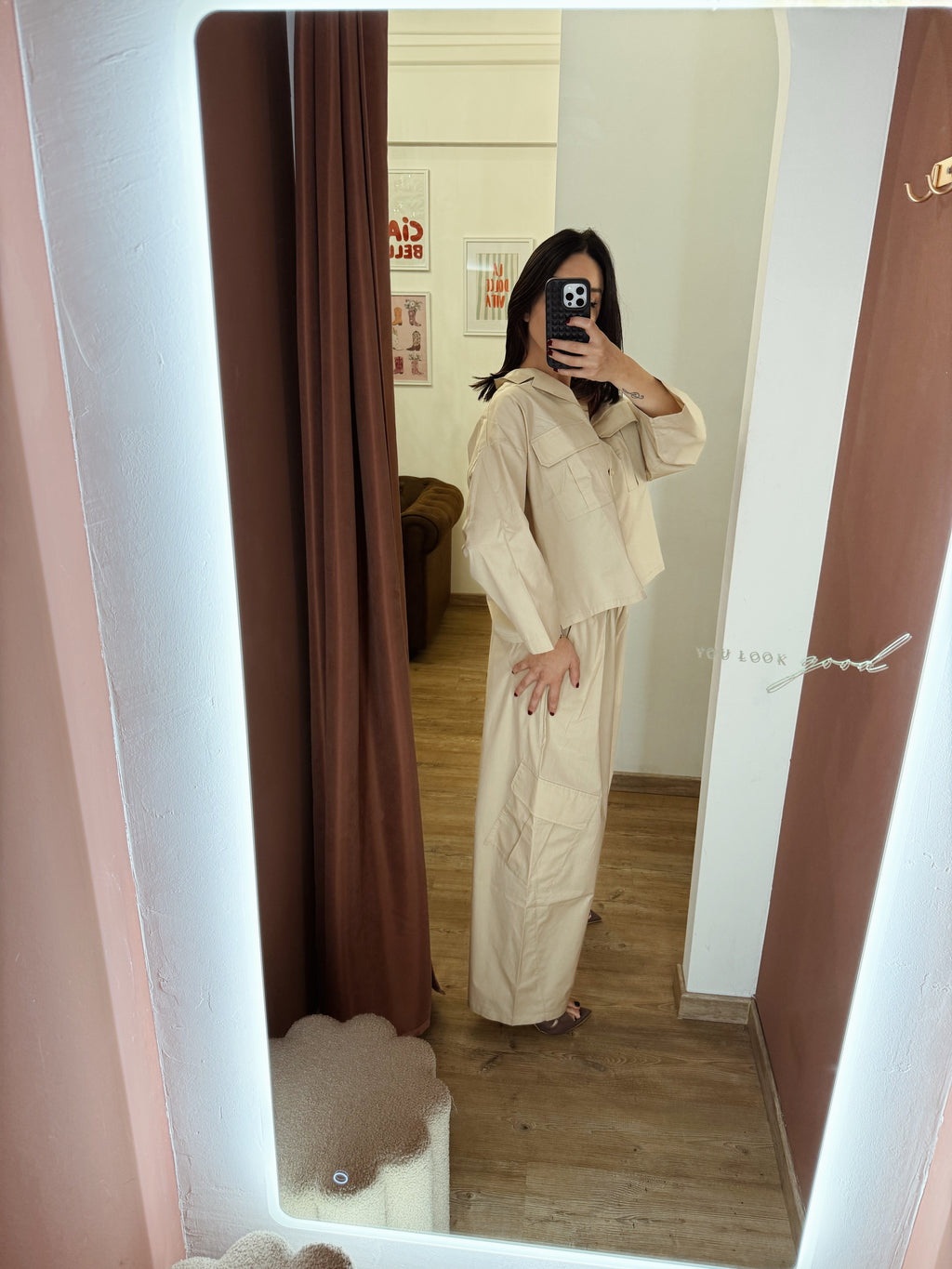 Pantalone mandorla