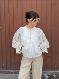Bomber Lino e pizzo