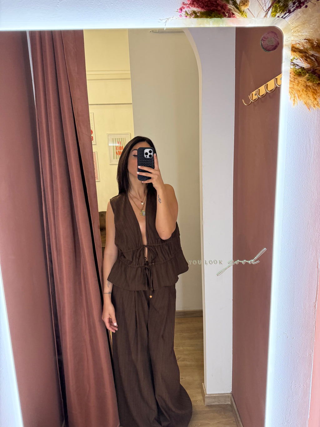 Pantalone brown coordinato
